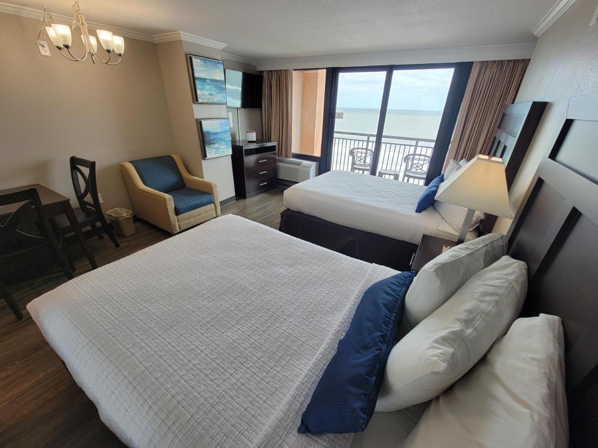 Direct Oceanfront Suite Caravelle Resort 615 Sleeps 4 Guests Миртл-Бич Номер фото